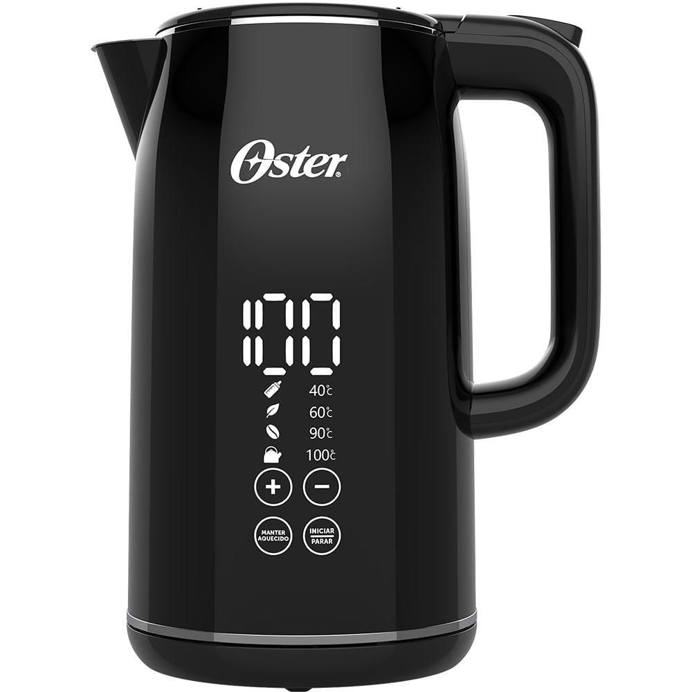 Miniatura Kit Digital Oster - Fritadeira Clear E Chaleira 1,7L Black 110V