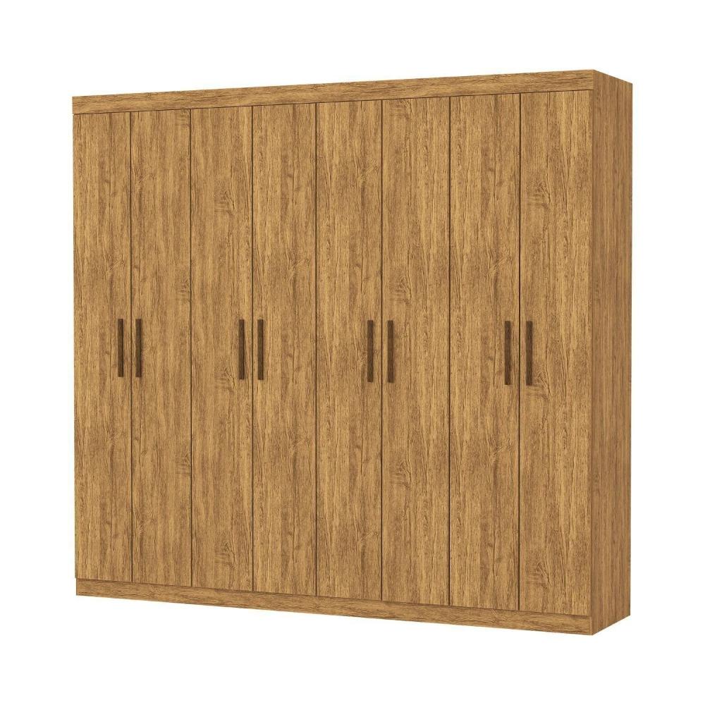 Miniatura Guarda-roupa Stanley 8 Portas 4 gavetas Cinamomo