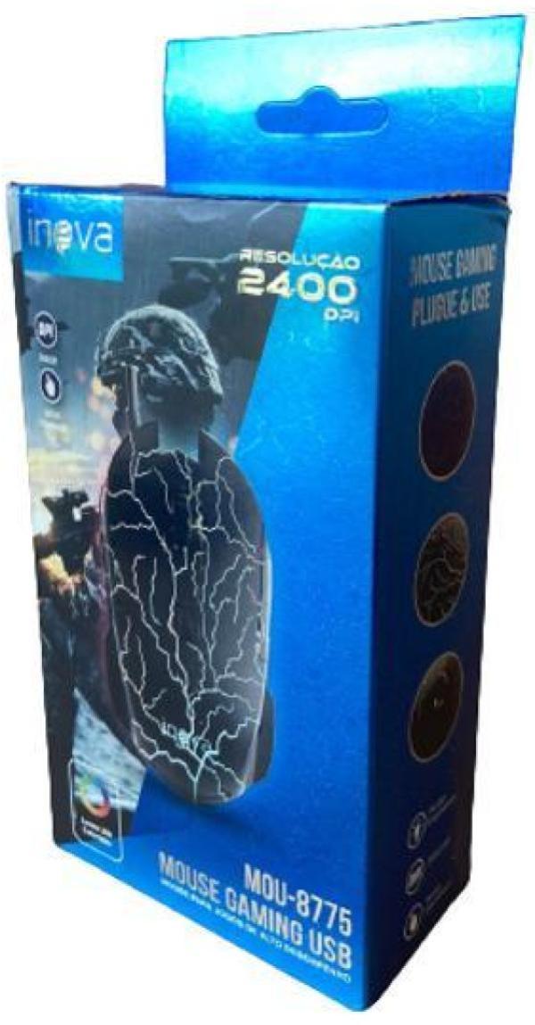 Miniatura Mouse Gamer Color Usb Alto Desempenho 2400Dpi