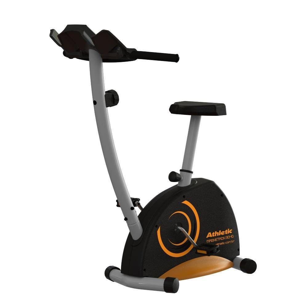 Miniatura Bicicleta Ergométrica Athletic Magnetron 3040BV até 150 kg Cinza 03938