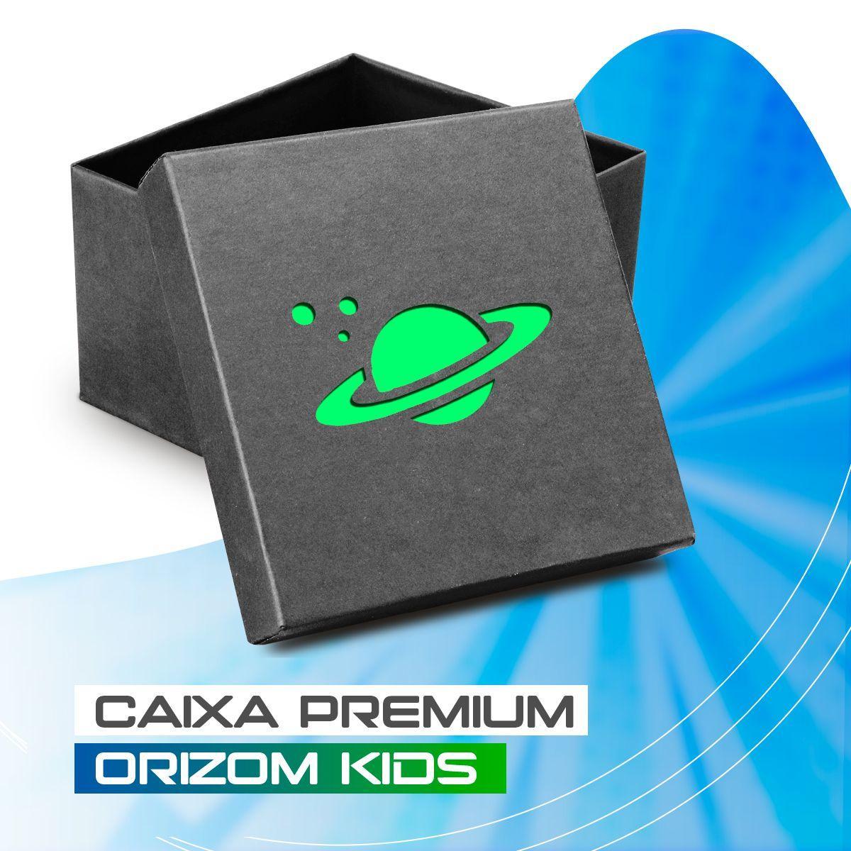Miniatura Relogio Digital Led Infantil Silicone Preto Criança + Caixa
