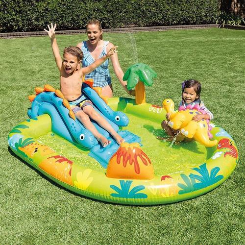 Piscina Inflável Infantil Dinossauro Intex - Colorido