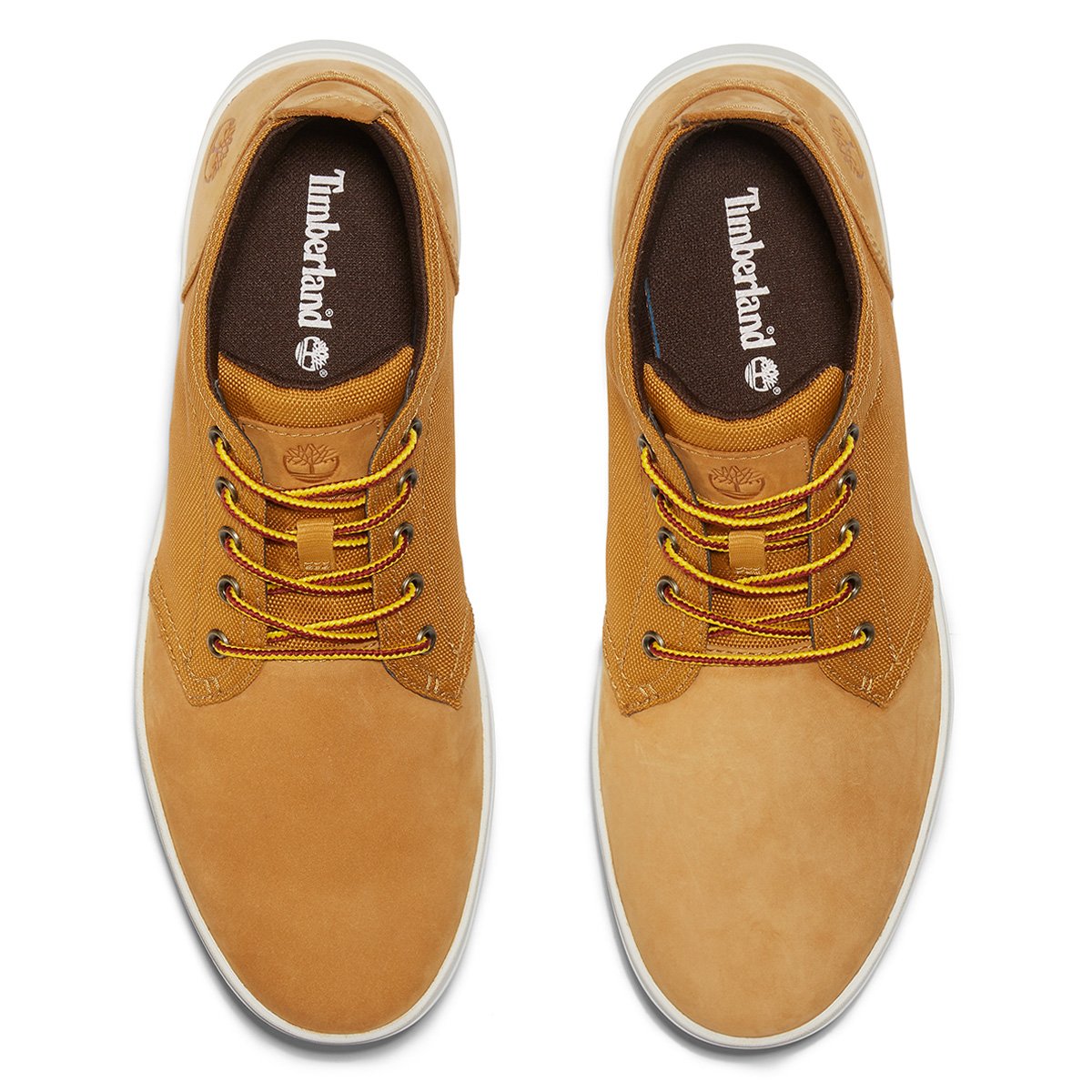 Miniatura Tênis Couro Cano Alto Timberland Davis Square MID Masculino Caramelo - 40