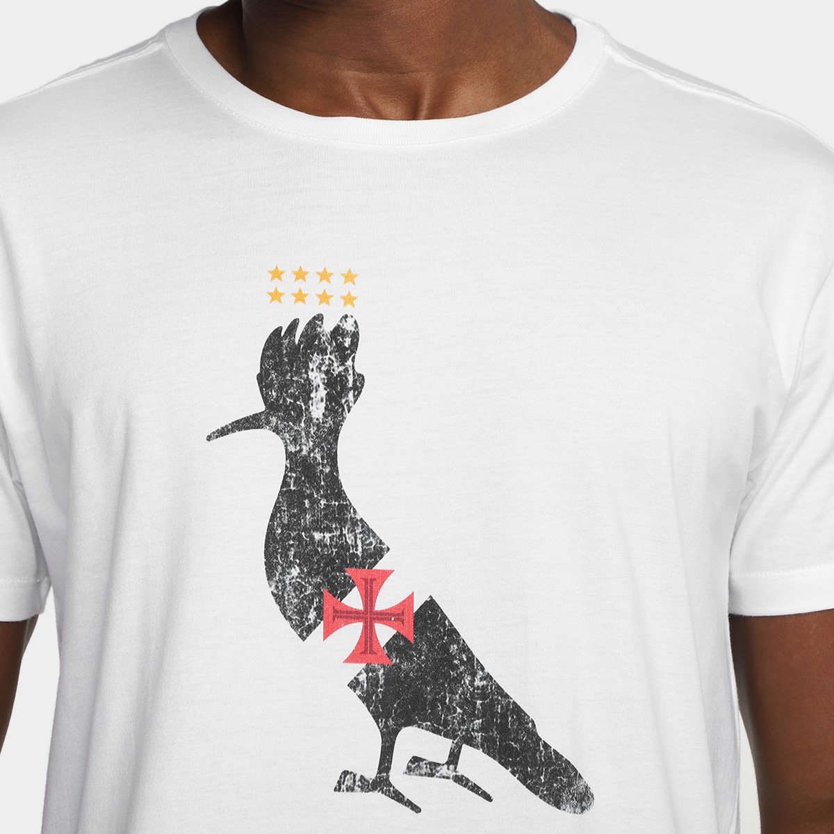 Miniatura Camiseta Vasco Reserva Pica-Pau Vascaíno Masculino Branco - P