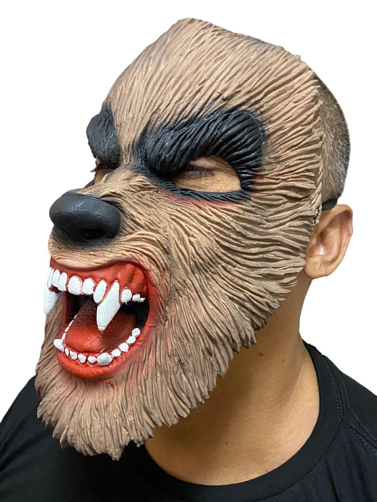 Fantasia Máscara Lobisomem Lobo Raivoso Terror