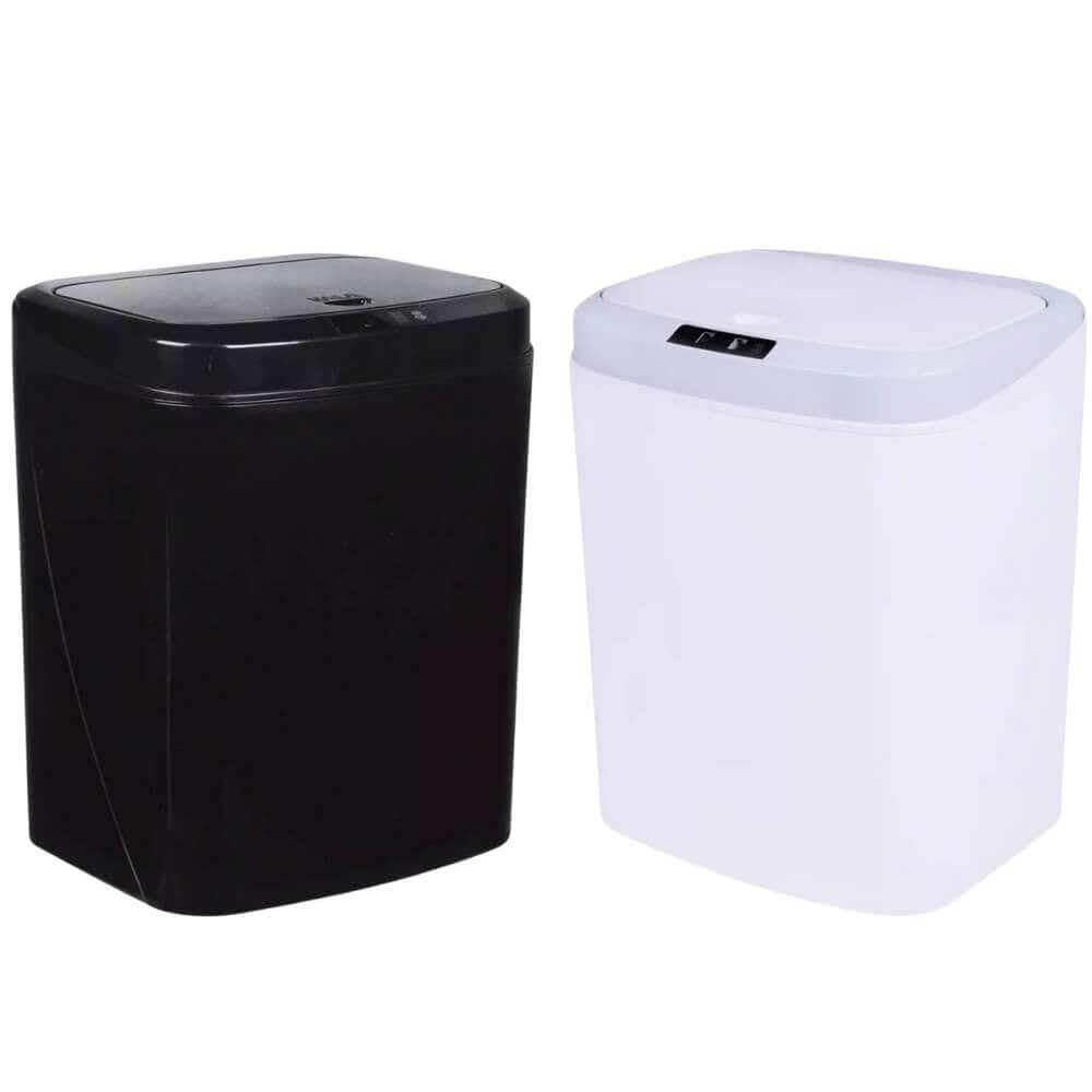 Miniatura Lixeira Automática Sensor de Aproximação 16 Litros com USB KALA Branco