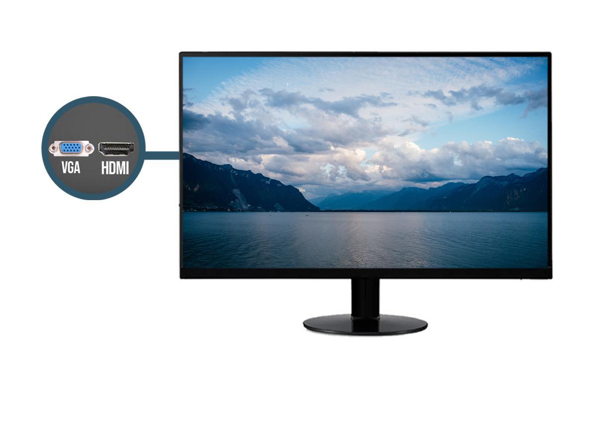 Miniatura Computador Intel 8Gb Hd 500Gb Com Monitor 19 Wi-Fi Windows10