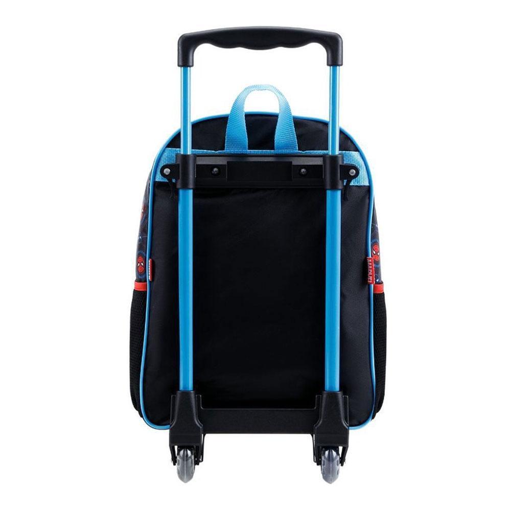Miniatura Mini Mochila Carrinho Marvel Homem Aranha Preta/Azul Xeryus