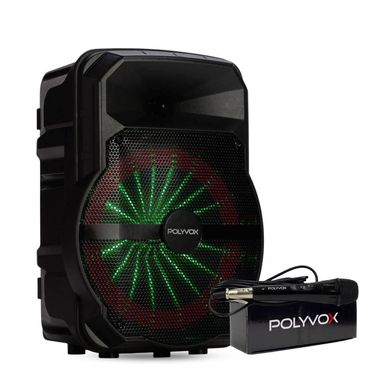 Miniatura Caixa Som Amplificada Bluetooth Xc-710T 300W + Microfone Fio