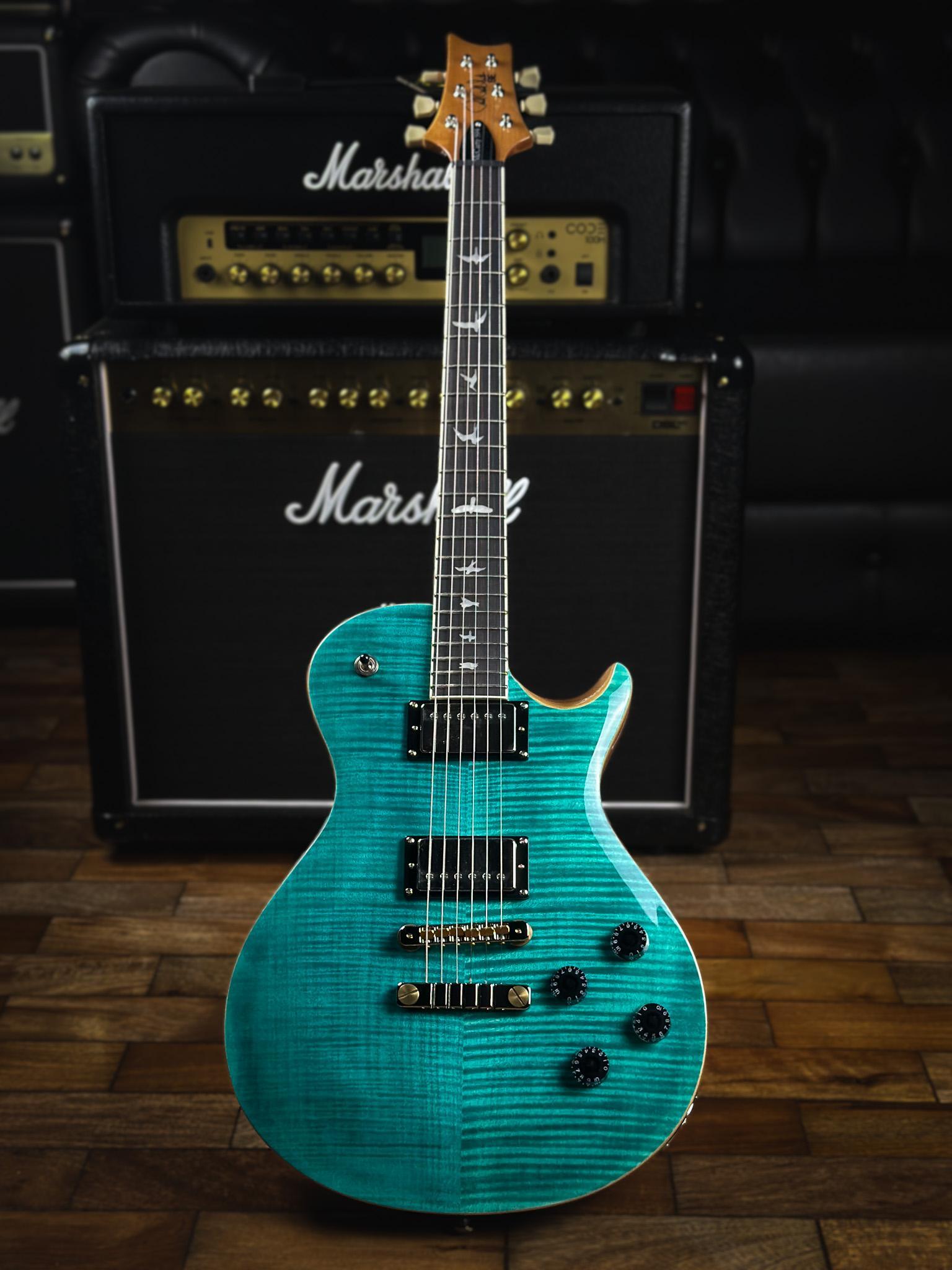 Miniatura Guitarra Prs Se Mccarty 594 Singlecut - Turquoise