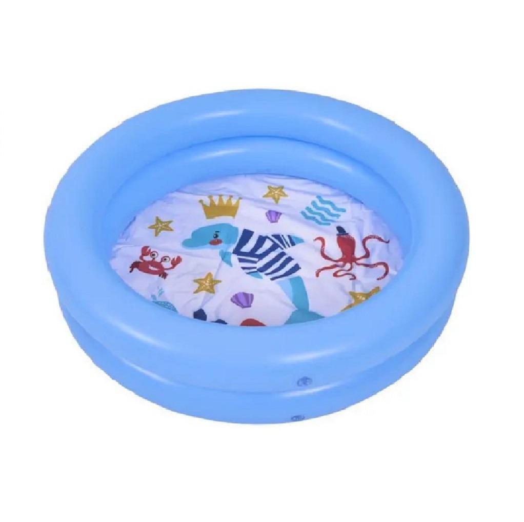 Miniatura Piscina Infantil 2 Níveis Animais Do Oceano