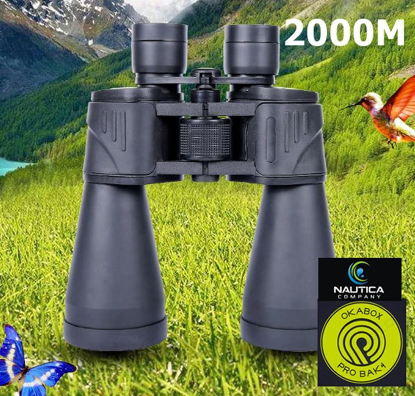 Miniatura Binóculo Maritimo Mautico 20X50 Lente Bak4 2000 Metros