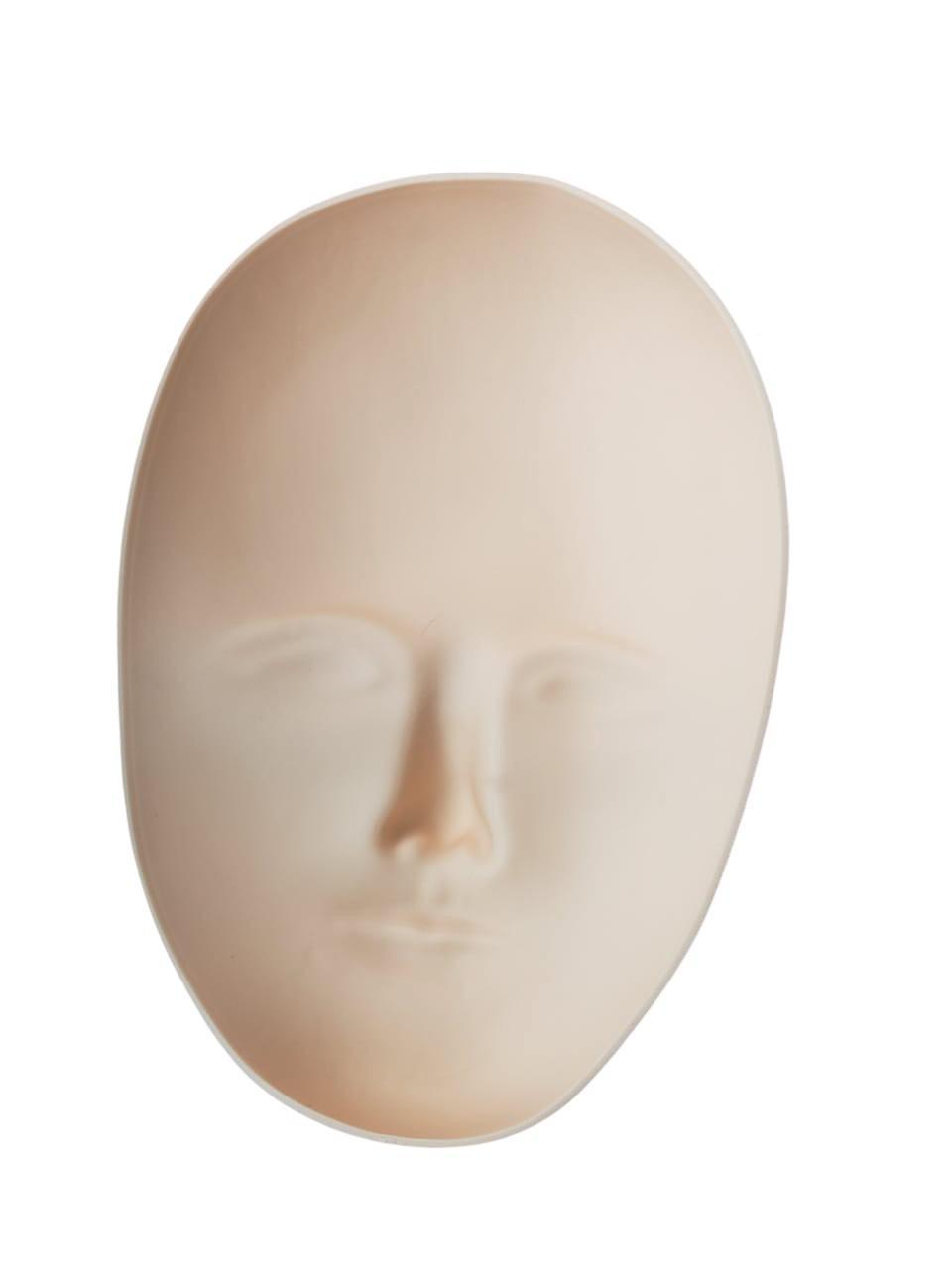 Miniatura Rosto Artificial P/ Treino Micropigmentação Sobrancelhas