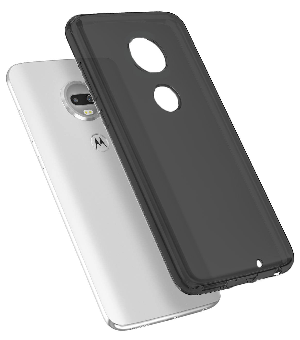 Miniatura Capa Flexivel E Pelicula De Vidro Motorola Moto G7 Plus