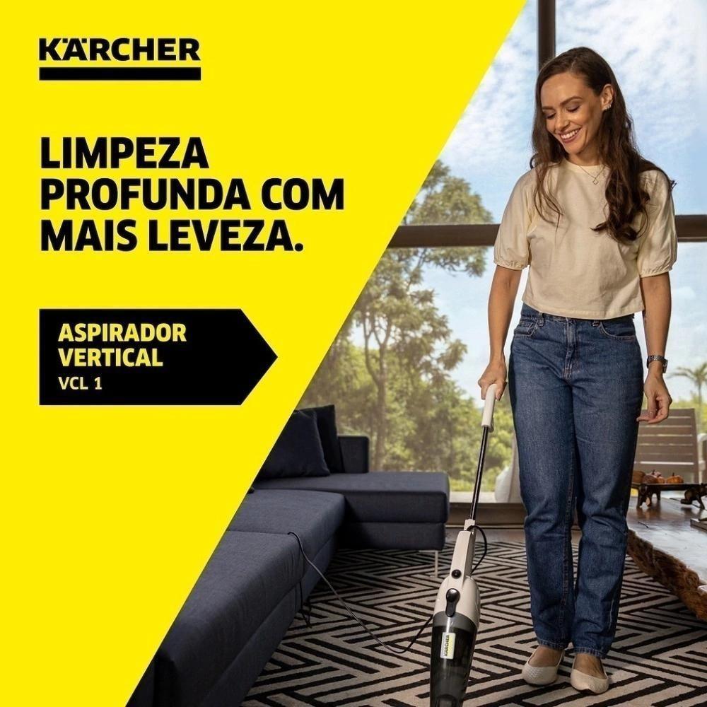 Miniatura Aspirador De Pó Vertical 2 Em 1 Filtro Hepa Karcher Vcl1 220V