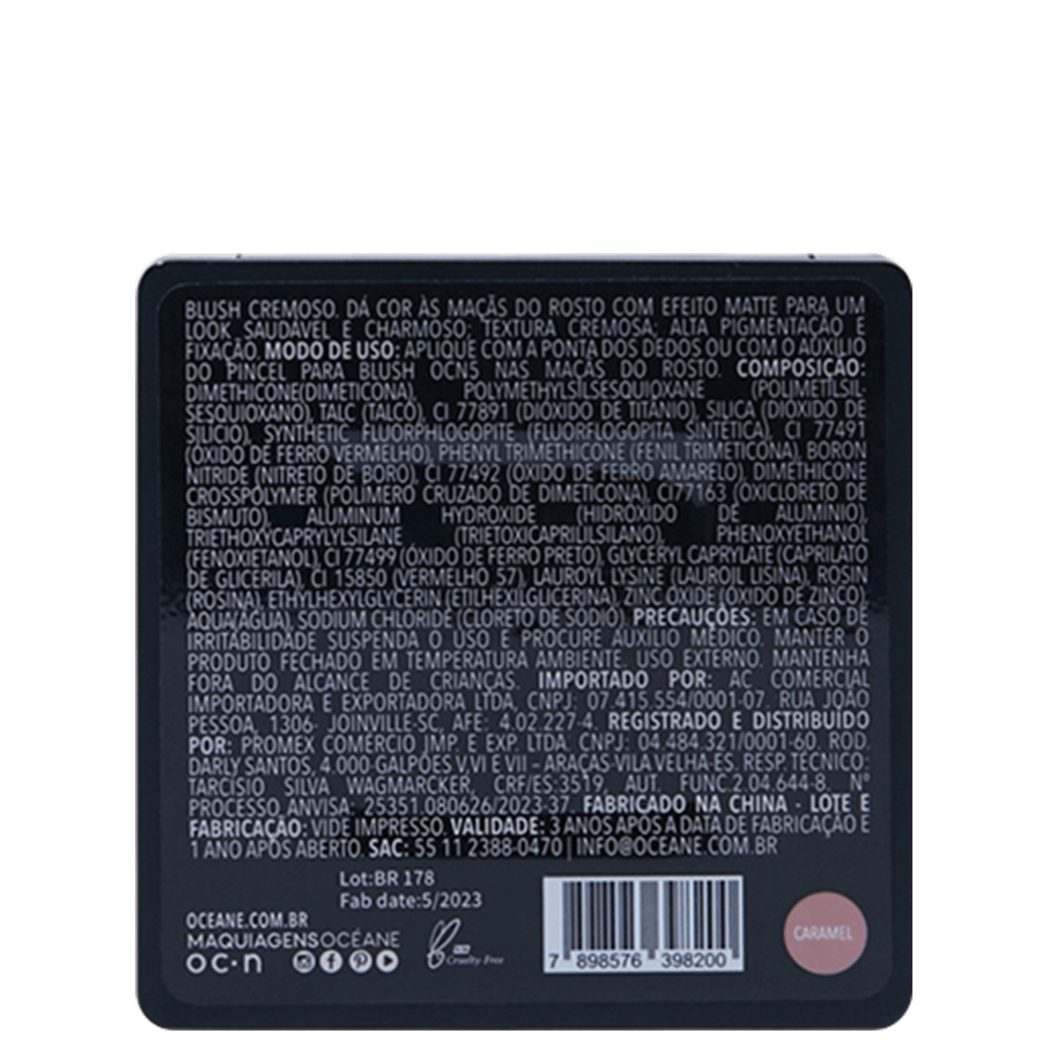 Miniatura Océane Edition Caramel - Blush Cremoso 6g