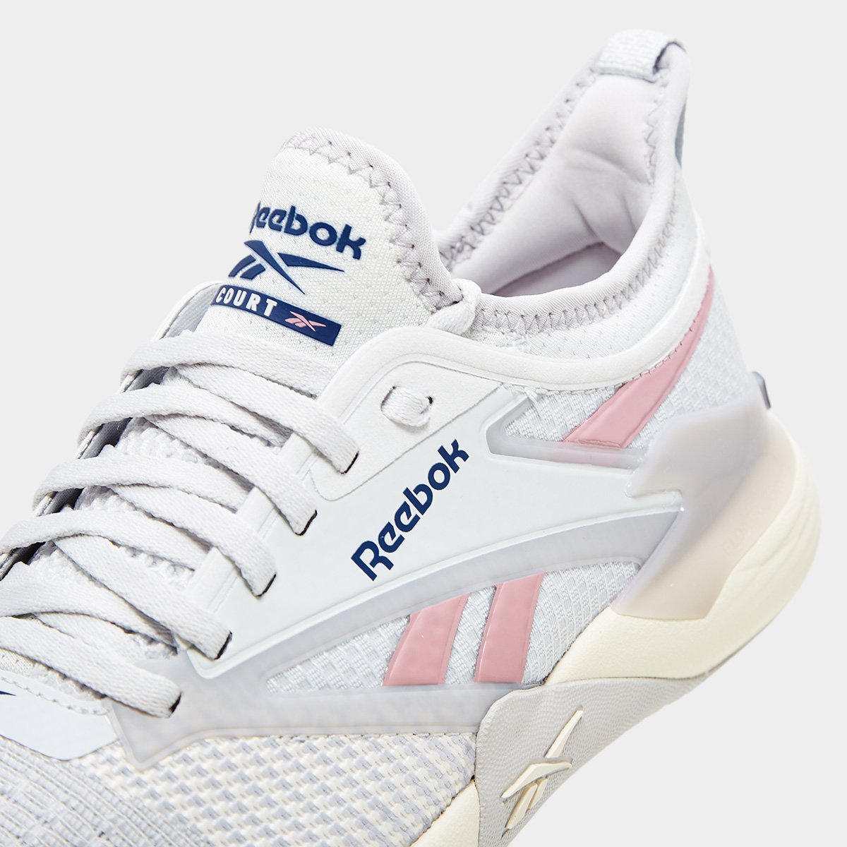 Tênis Reebok Nano Court Feminino Cinza+Rosa - 35