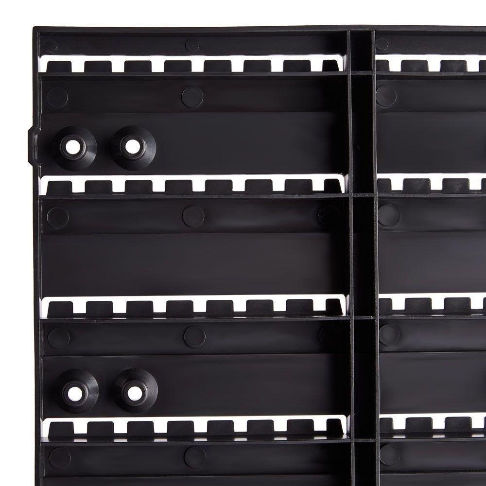 Miniatura Gaveteiro Porta Ferramentas Estante Organizador De Bancada Chaves Prego Prateleira Multiuso 52 Peças Para Parede