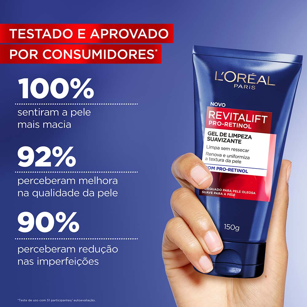 Miniatura Gel de Limpeza Facial L'Oréal Paris Revitalift Retinol 150g