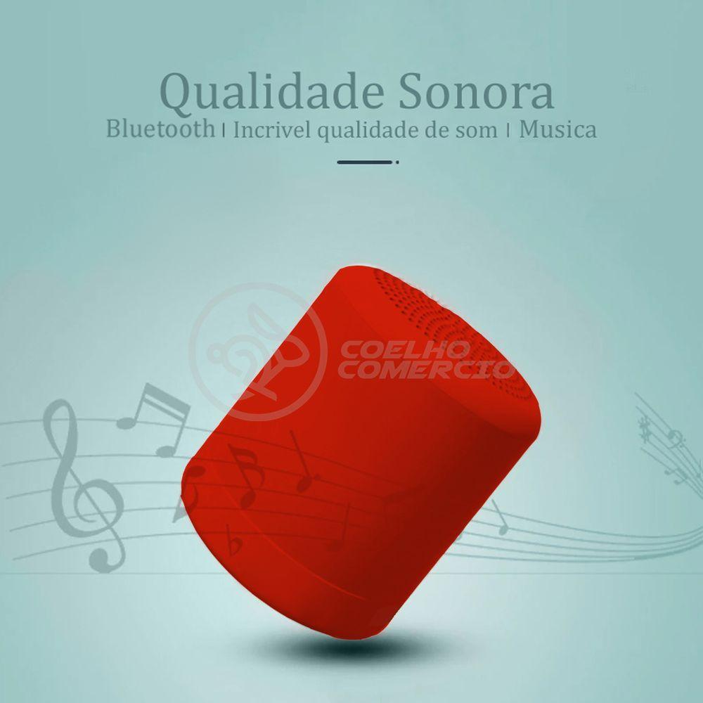Mini Caixa De Som Inpods Wireless Bluetooth V5 Vermelho