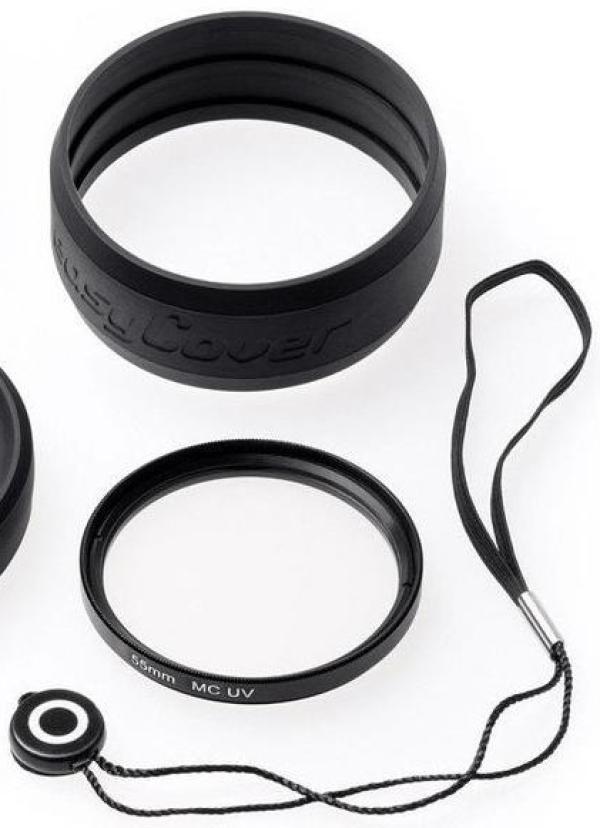Miniatura Kit Proteção Para Lente Fotográfica De 62Mm Com Filtro Mc Uv