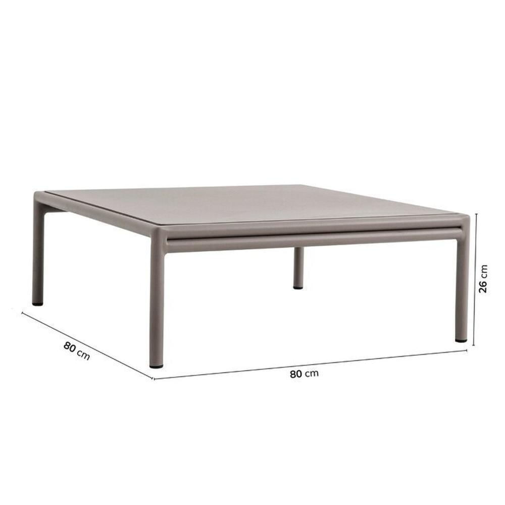 Miniatura Conjunto Jardim e Varanda 1 Chaise 1 Sofá 1 Puff 1 Mesa Lateral 70cm Refúgio Cabecasa Madeiramadeira Champanhe/Cinza Mesclado