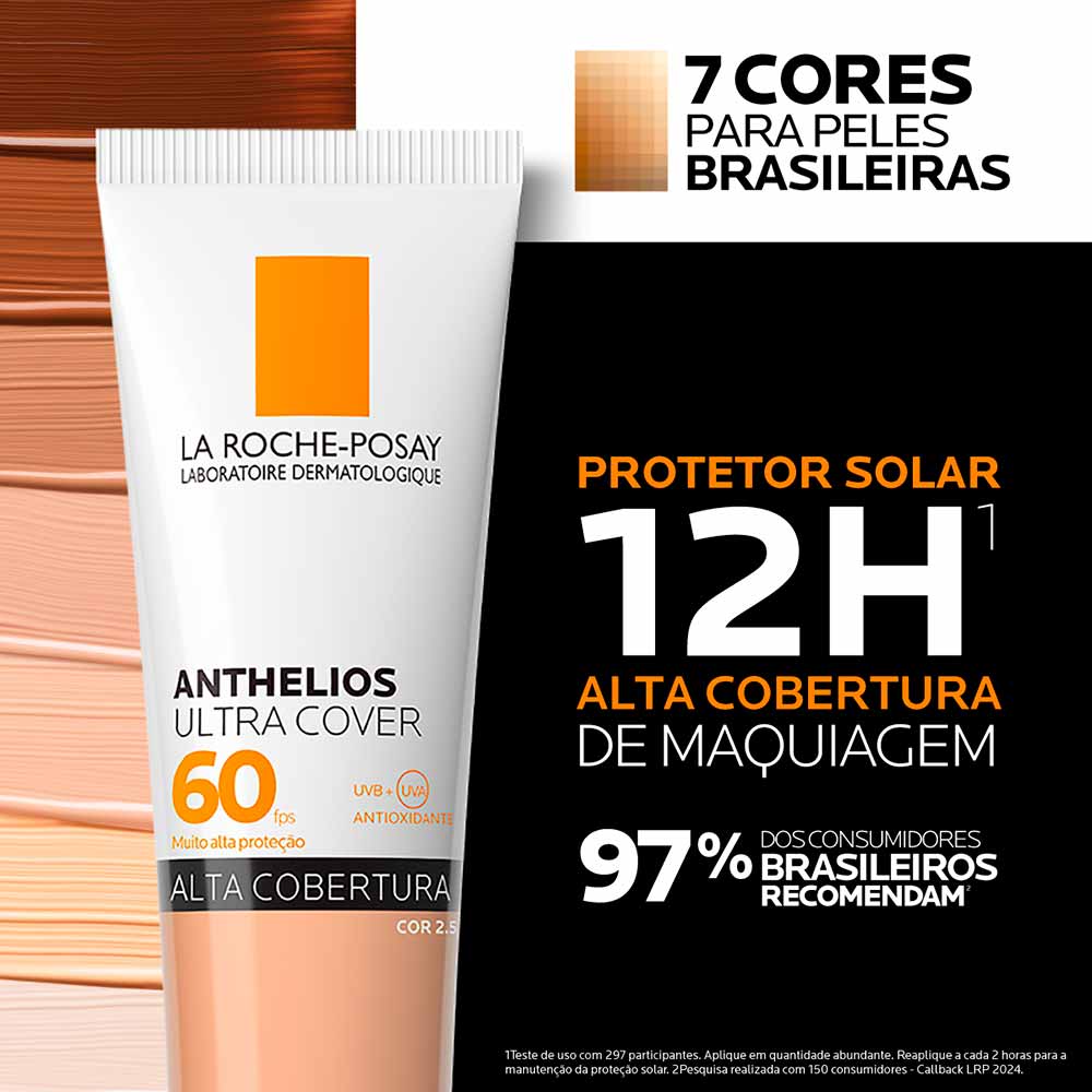 Miniatura Protetor Solar Facial com Cor La Roche-Posay Anthelios Ultra Cover FPS60 2.5