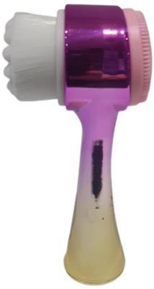 Miniatura Escova Para Limpeza De Pele Facial Dupla Manual 2 Em 1