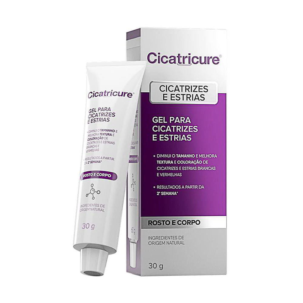 Miniatura Cicatricure Gel para Cicatrizes e Estrias 30g