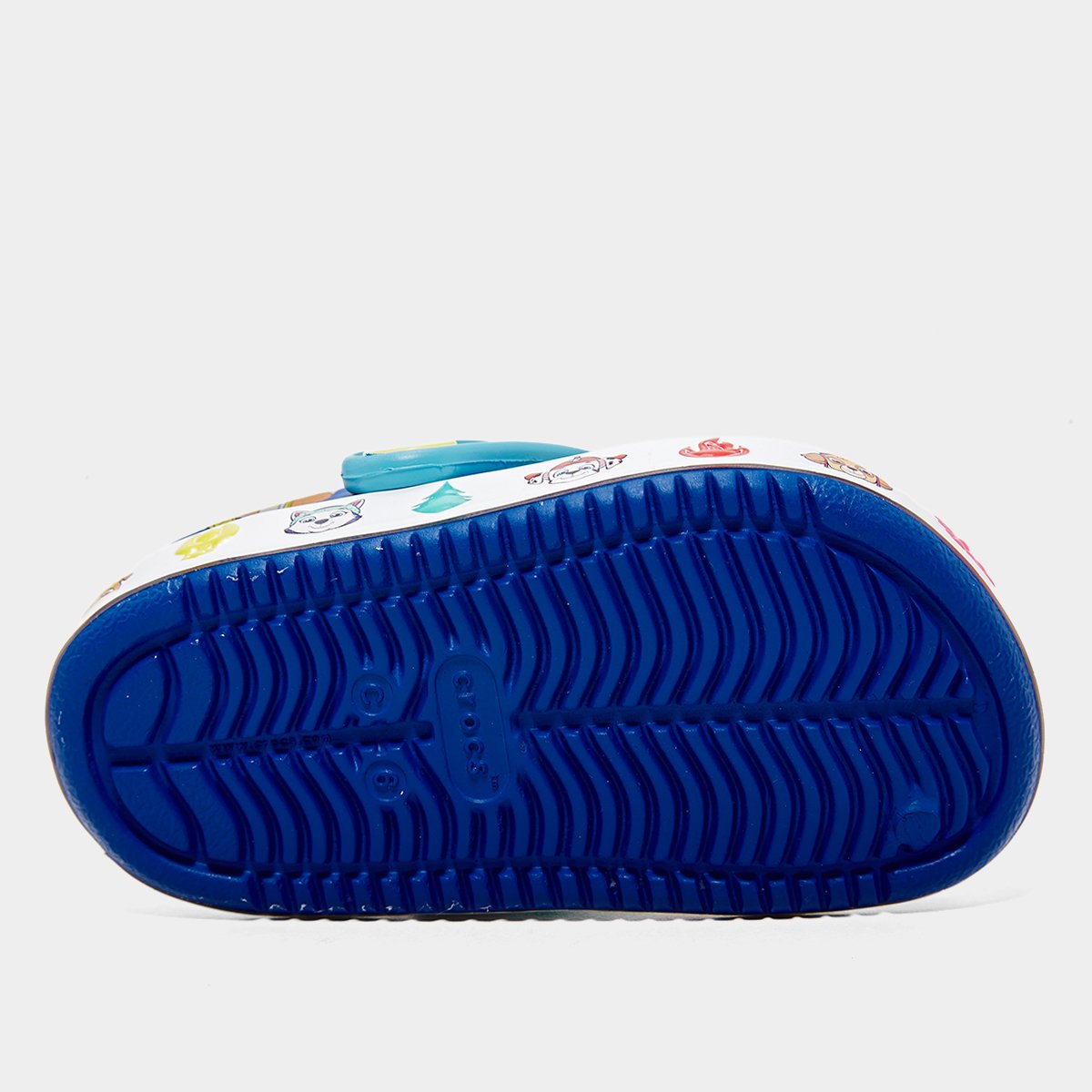 Miniatura Crocs Infantil Paw Patrol Off Court Clg T Menino Azul - 22