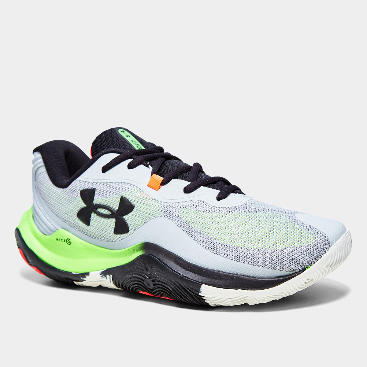 Miniatura Tênis Under Armour Buzzer 2 Masculino Cinza+Preto - 39