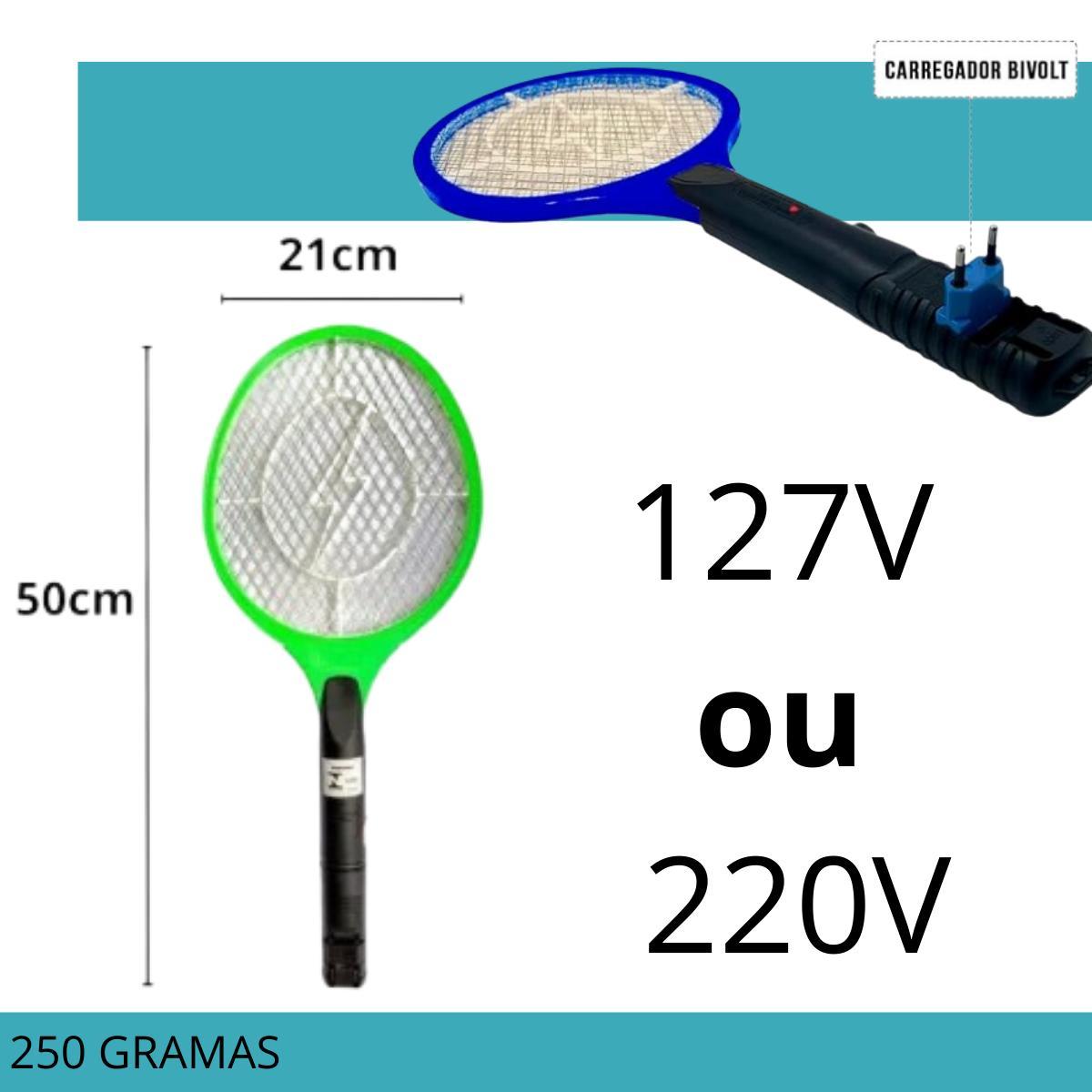 Miniatura Raquete Elétrica Para Eliminar Mosquitos Com Sensor De Toque