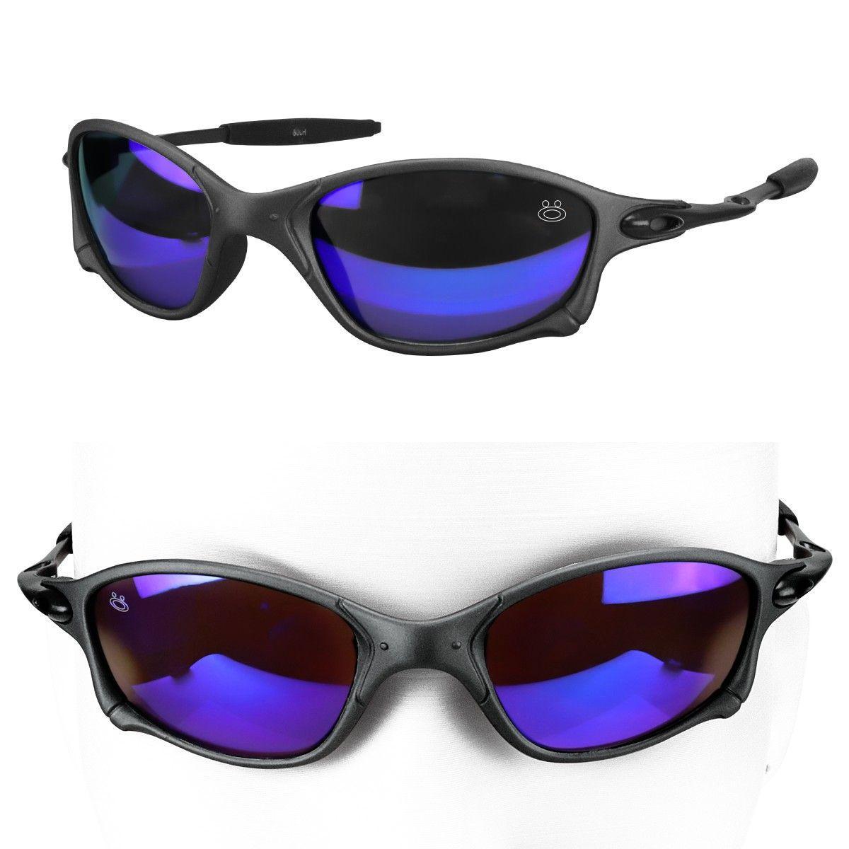 Miniatura Oculos Sol Mandrake Metal Lupa Proteção Uv Juliet + Case