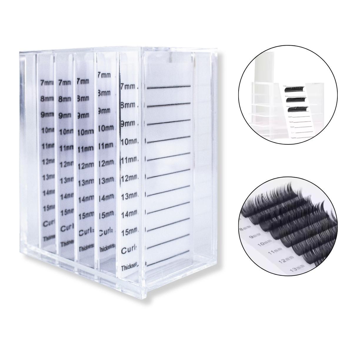 Miniatura Lash Box Acrílica Organizadora Cílios Extensão Alongamento