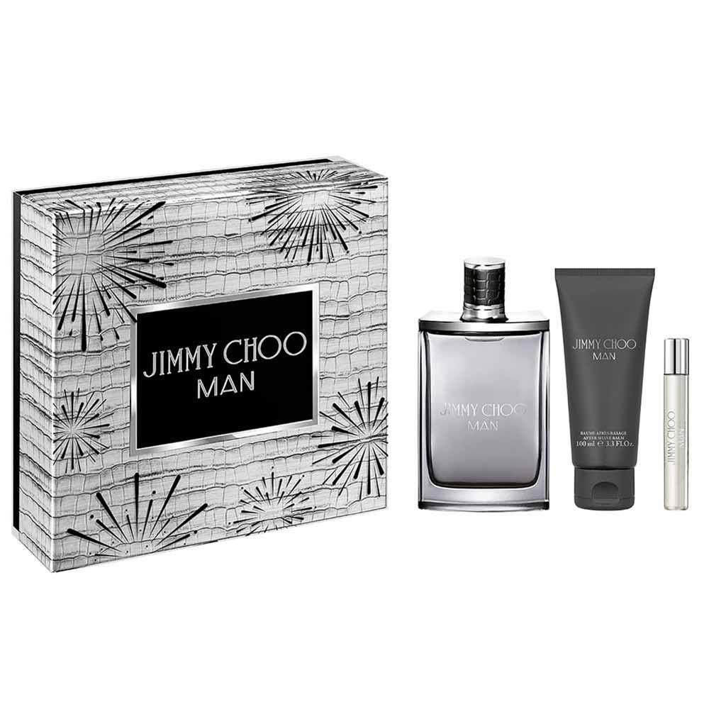Miniatura Coffret Jimmy Choo Man Kit - Perfume Masculino EDT + Travel Size + Sabonete Liquido Kit