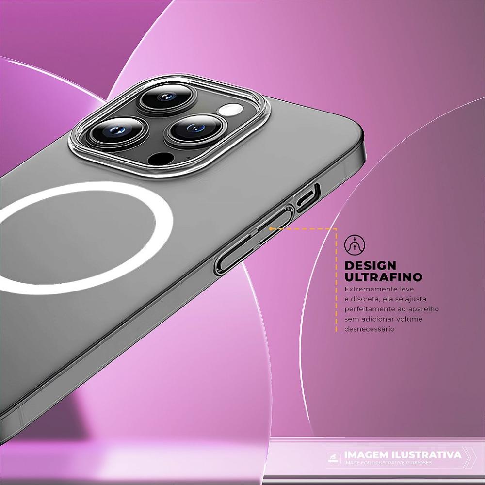 Miniatura Capa para Galaxy S25 Ultra Crystal Slim Magsafe NÃO AMARELA