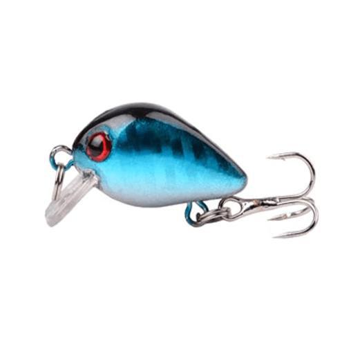 Miniatura Kit 10 Mini Isca Artificial De Pesca 2,5Cm Tucunare Tilapia