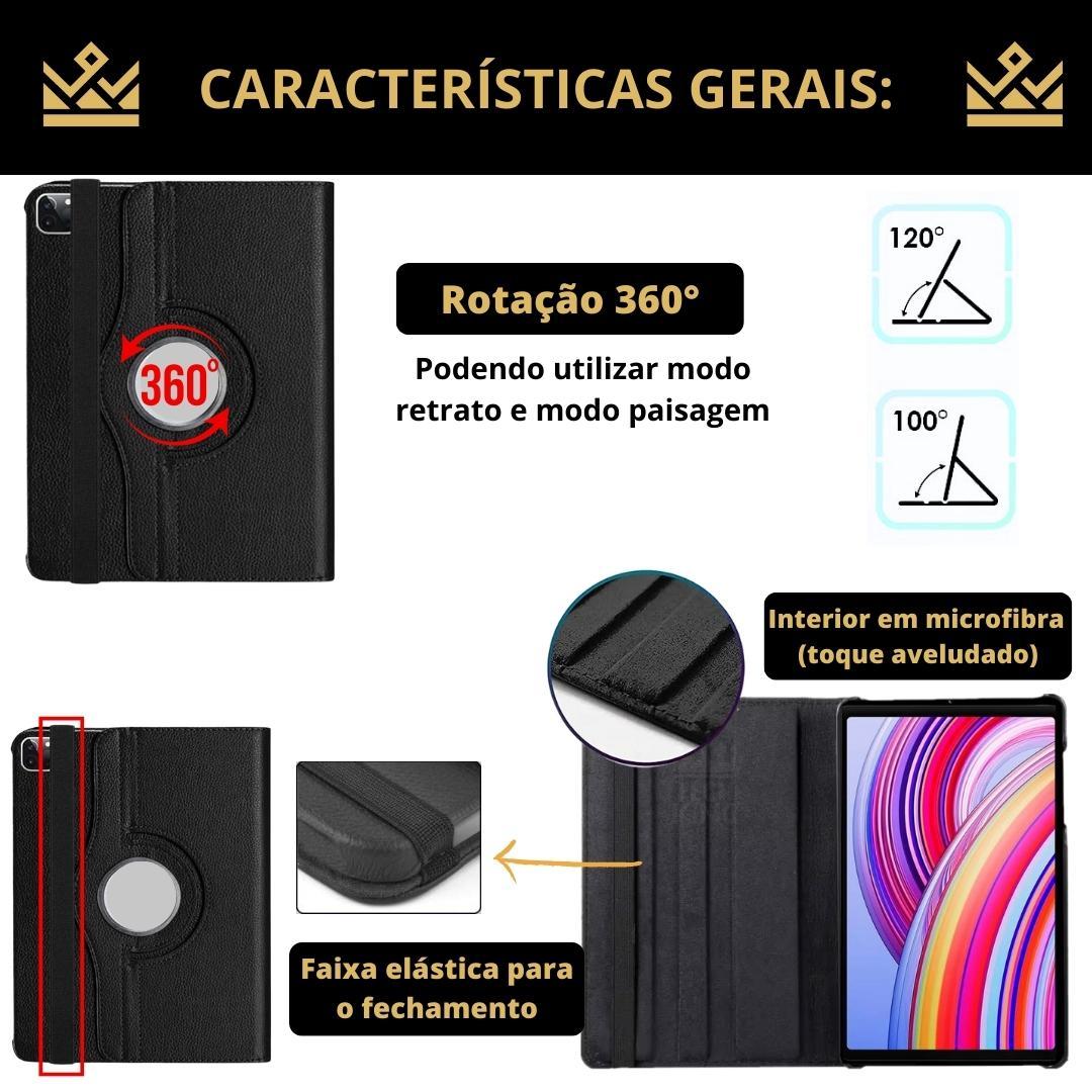 Miniatura Capinha Para Xiaomi Poco Pad 12,1 2024 - Giratória 360º