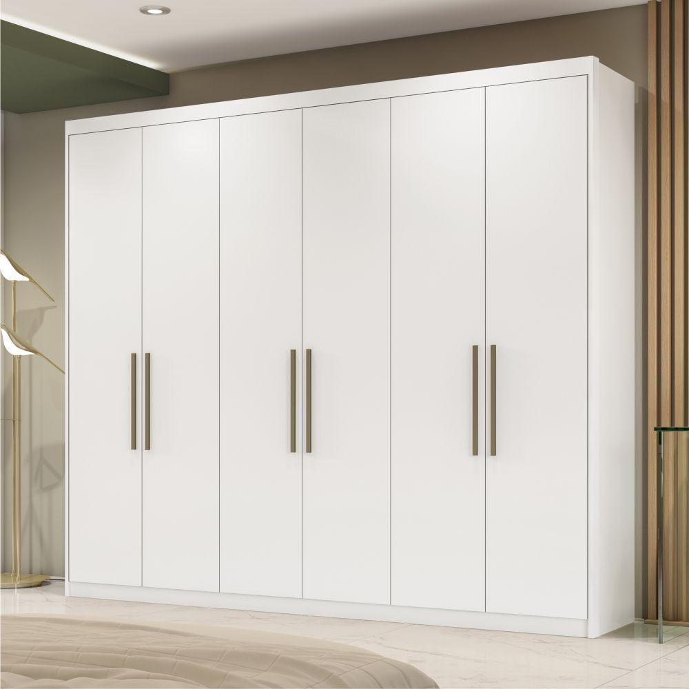 Miniatura Conjunto Quarto Guarda Roupa E Comoda Caroline Branco