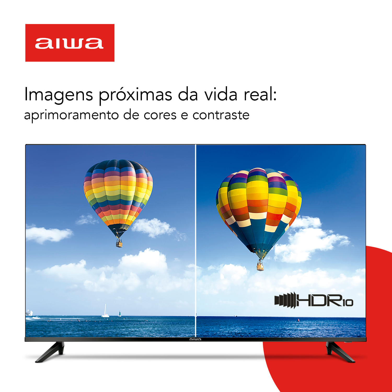 Miniatura Smart TV AIWA 43” Android Full HD Borda Ultrafina HDR10 Dolby Áudio AWS-TV-43-BL-02-A BIV