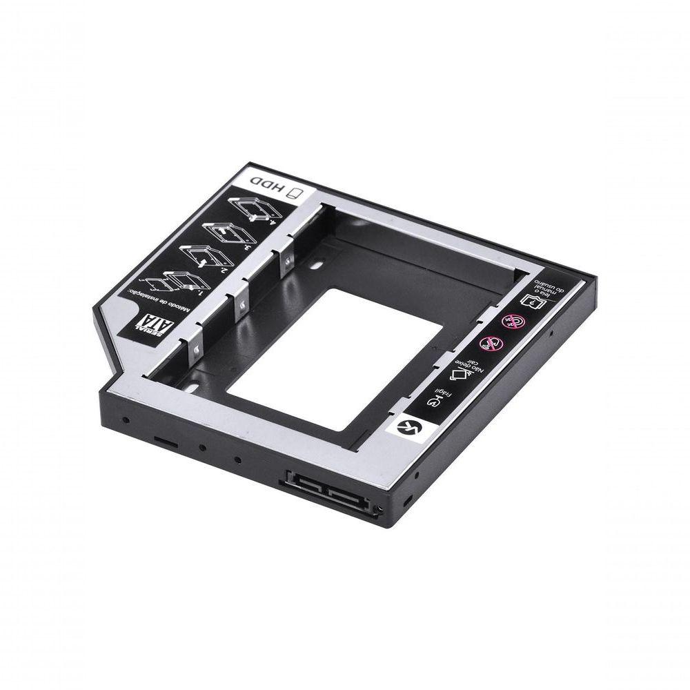 Adaptador Caddy Para Hd Ou Ssd Gaveta Dvd Notebook Sata 12.7mm Ac-127