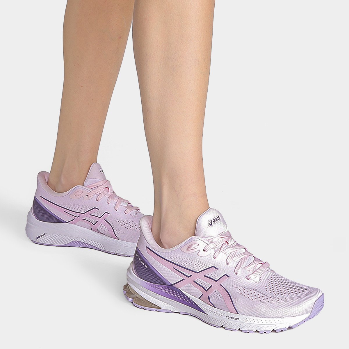 Miniatura Tênis Asics Gt-1000 12 Feminino Rosa+Lilás - 34