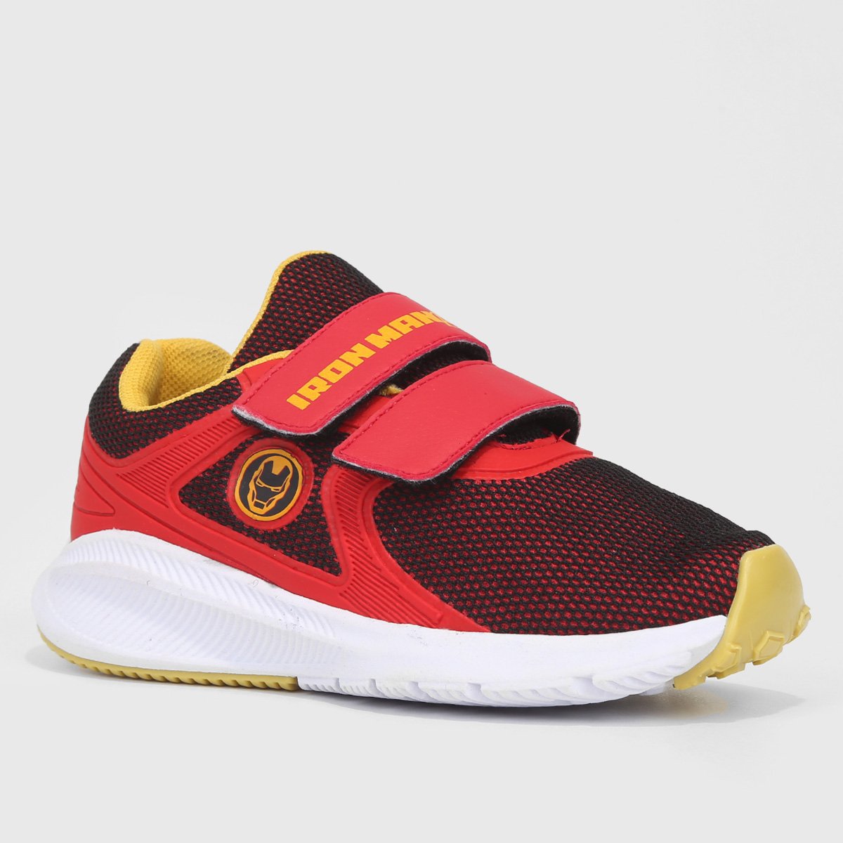 Miniatura Tênis Infantil Marvel Homem de Ferro Menino Vermelho+Amarelo - 20