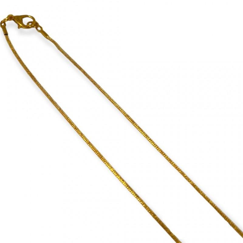 Miniatura Colar Corrente Pingente Chupeta Ere 1,50 Cm Dourado