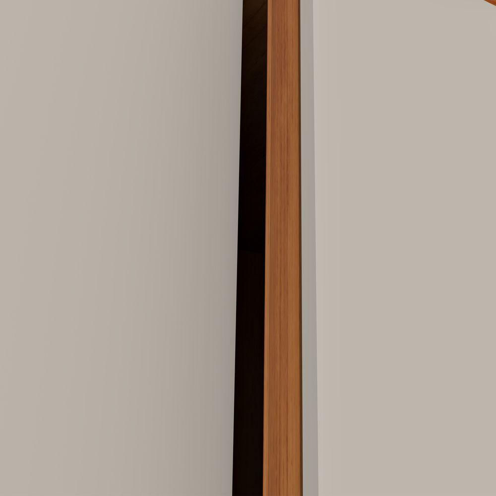 Miniatura Roupeiro 6 Portas Barcelona Ripado Tcil Cinamomo Off White