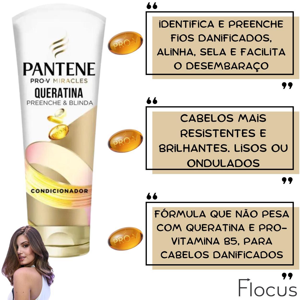 Miniatura Kit Pantene Pro-V Queratina Miracles Hidratação Intensiva