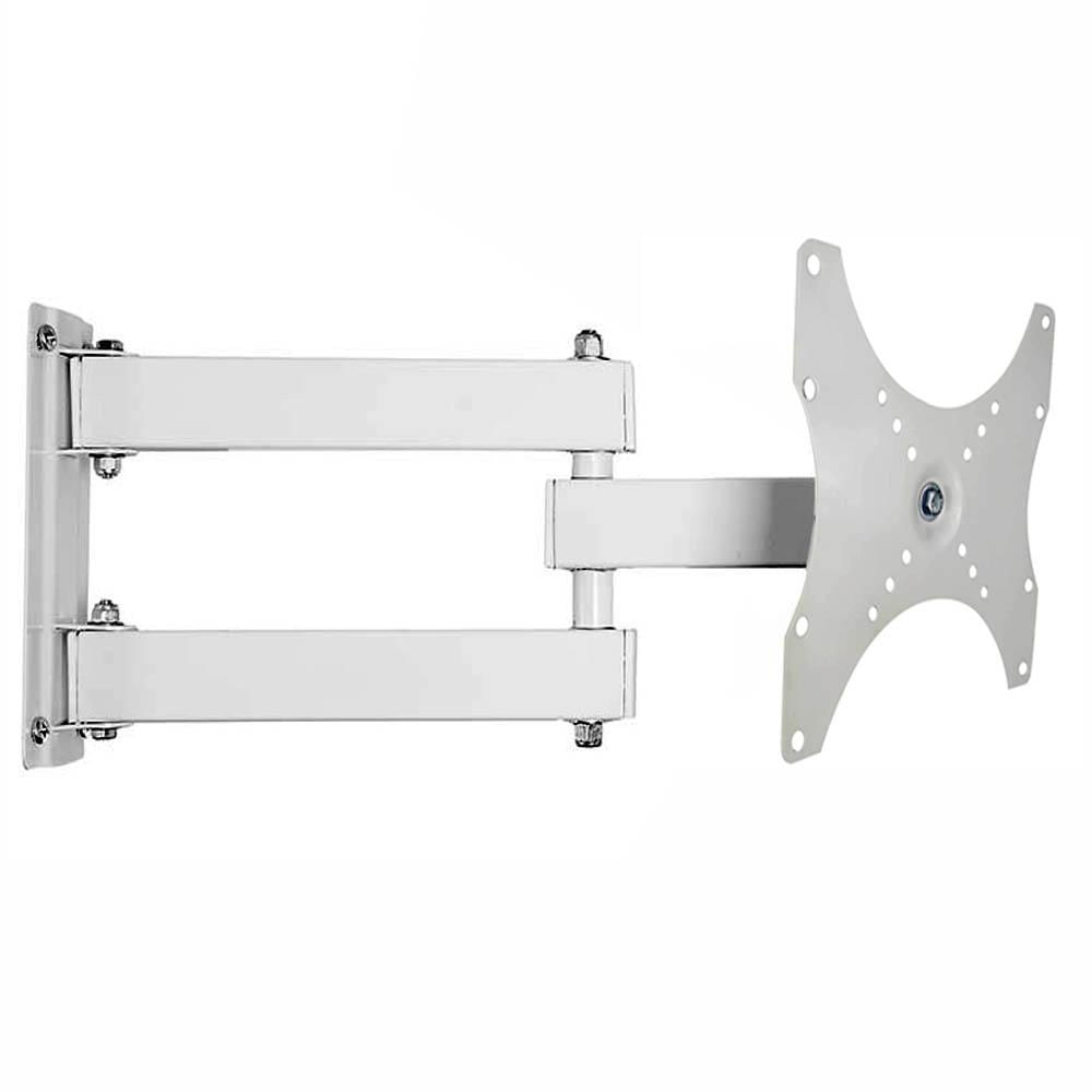 Miniatura Kit Suporte Tv Tri Articulado 28 43 Suporte Receptor Branco
