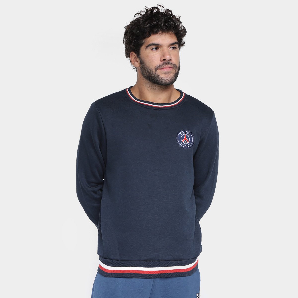 Miniatura Moletom Paris Saint-Germain Masculino Marinho - G