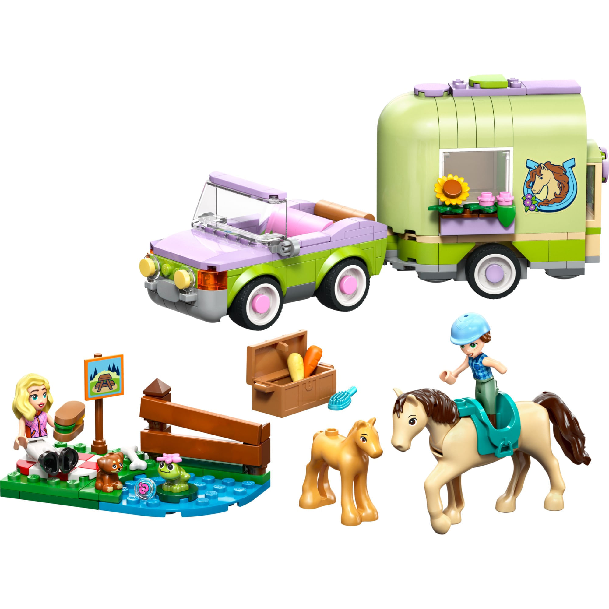 LEGO® Friends - Reboque para Cavalo e Potro