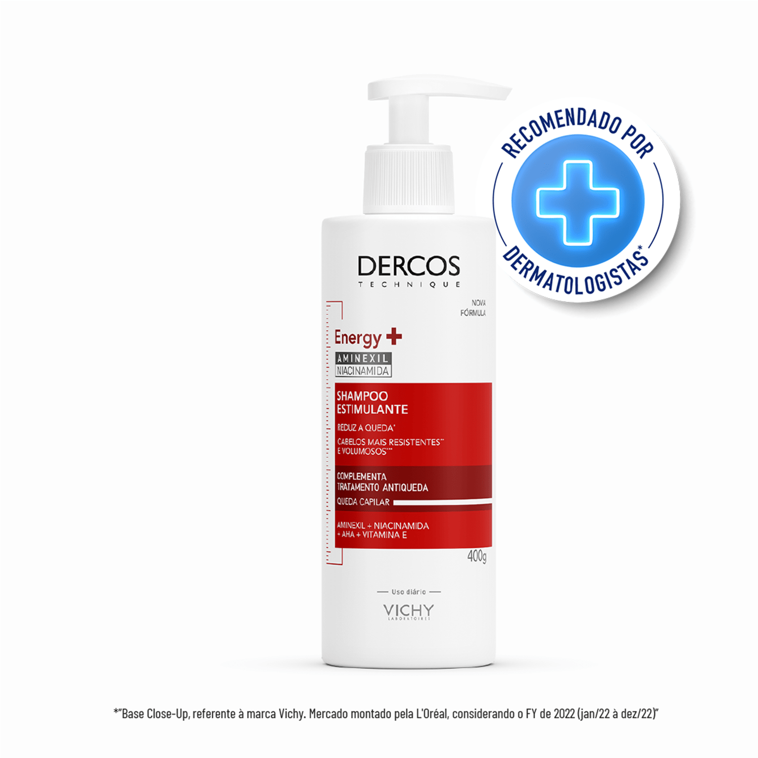Vichy Dercos Energy+ - Shampoo Estimulante 400g